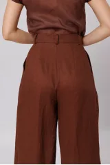 Брюки из льна 4PM — фото 4
